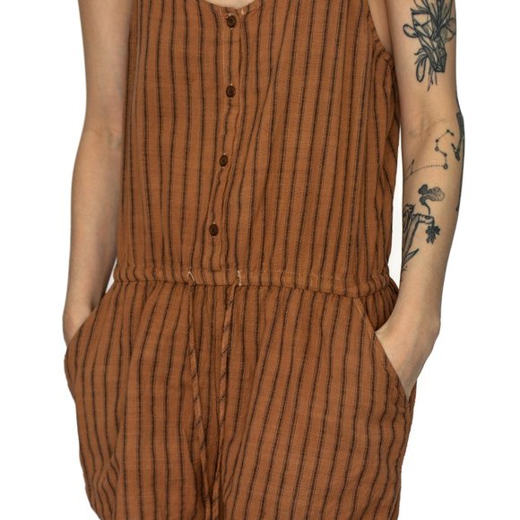 Old Navy • Small • Romper • Copper Brown - Picture 7 of 7